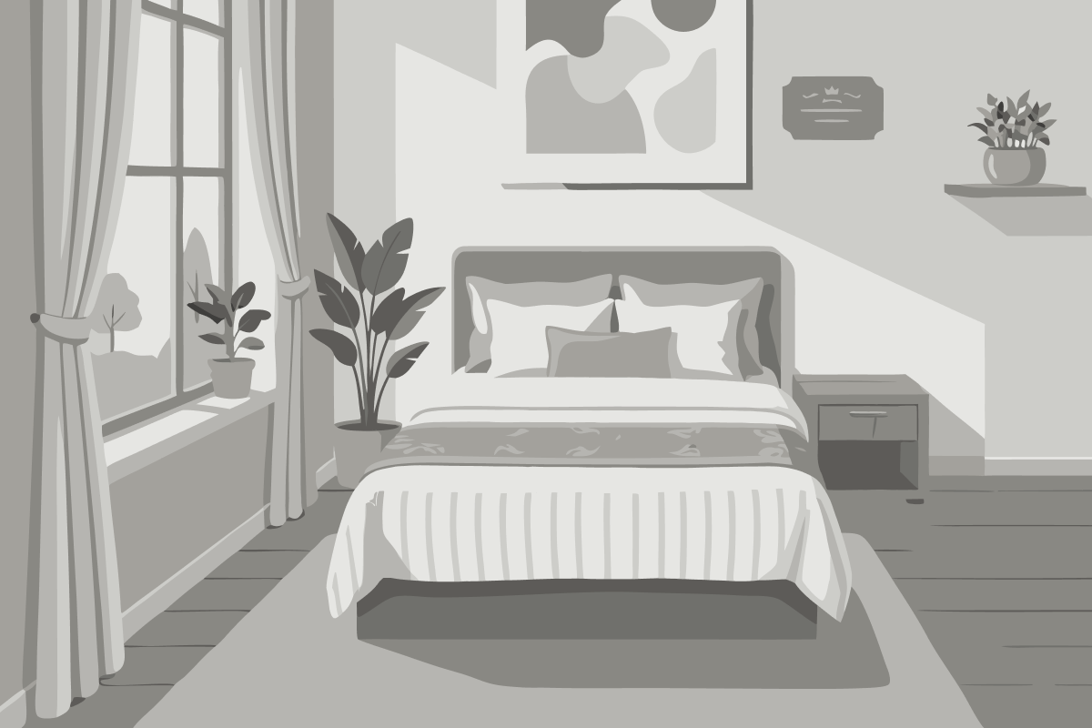 High Floor One-Bedroom King Suite with Lake View, Sofa Bed and Roll-In Shower - Mobility Access/Hearing Accessible